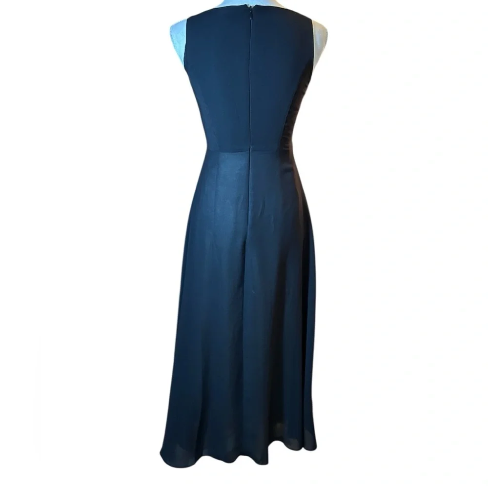 White House Black Market SL Overlay Black and Ecru Jumpsuit - Picture 5 of 14